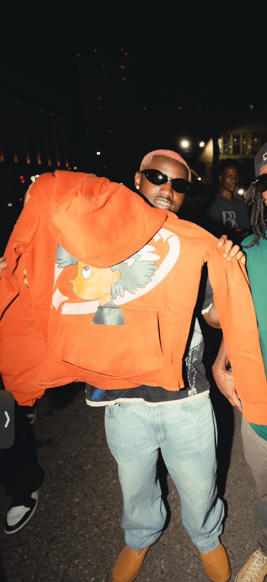 Bnxn and Ruger wearing BeamTeam hoodie - part of the movement